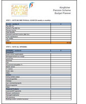 Kingfisher Pension Scheme Budget Planner